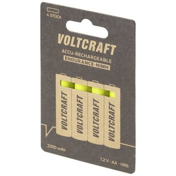 VOLTCRAFT NiMH Mignon-Akkus 2300 mAh, 4er Akku