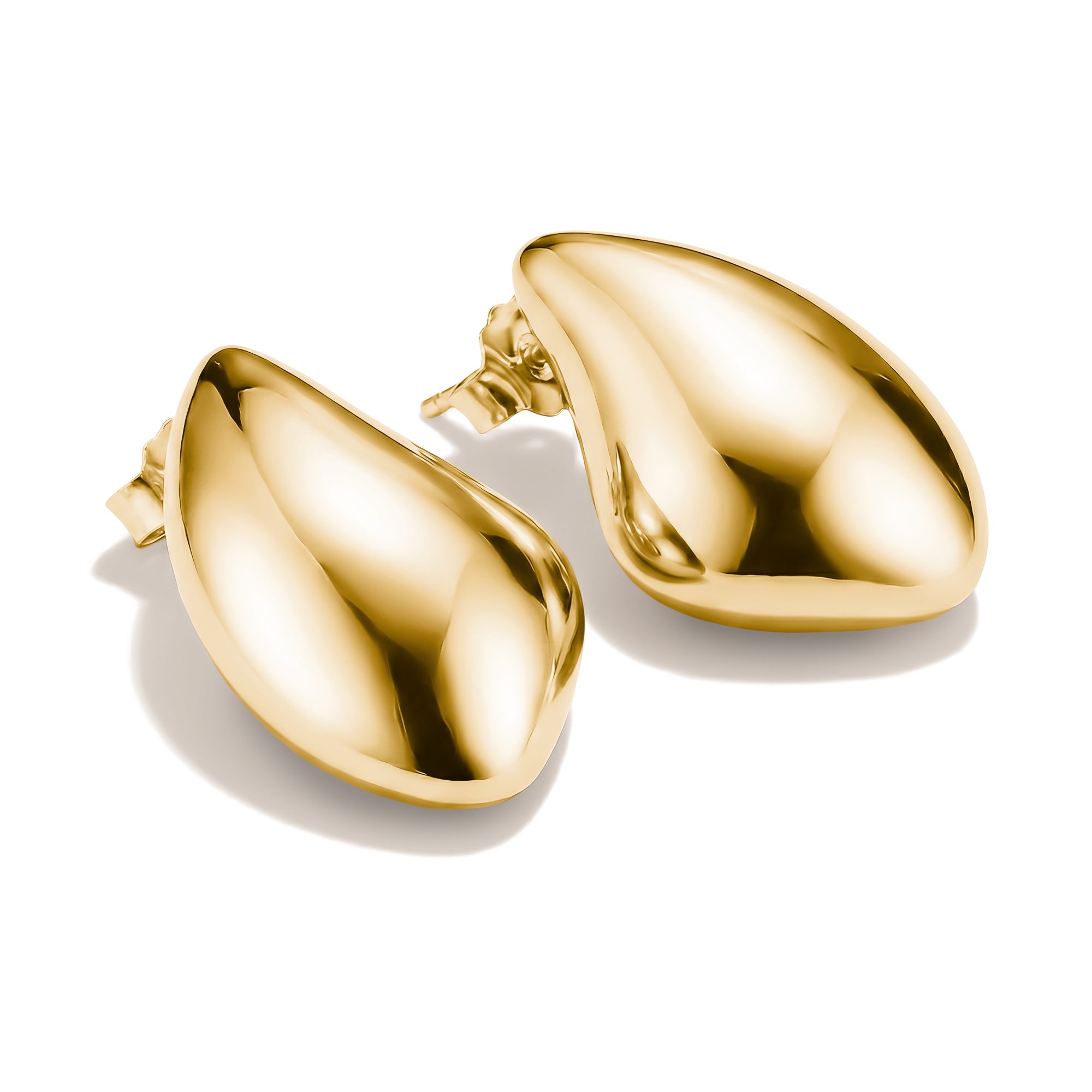 THOMAS SABO Paar Ohrstecker Große Tropfenohrringe gelbgoldfarben