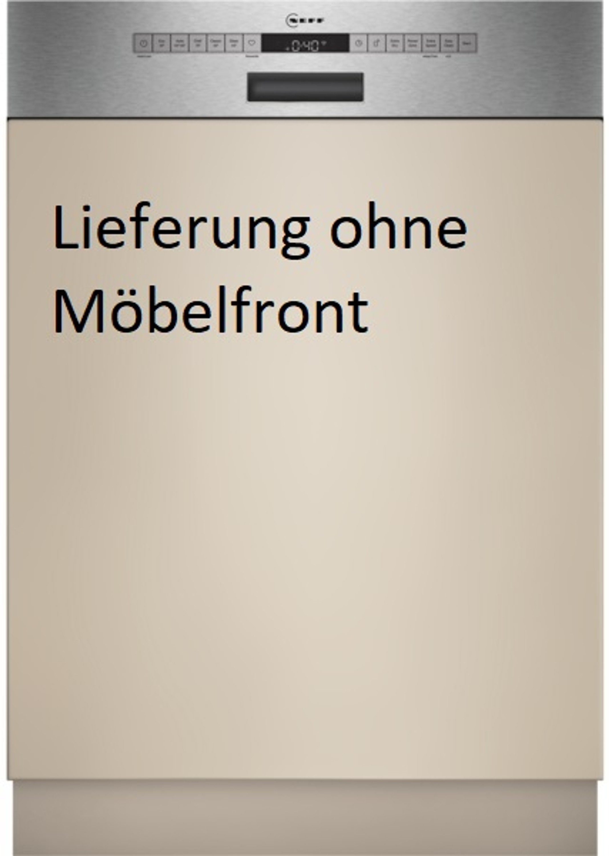 NEFF teilintegrierbarer Geschirrspüler S145EAS16E, 9 l, 13 Maßgedecke, leise, Wifi-fähig, Programme Download