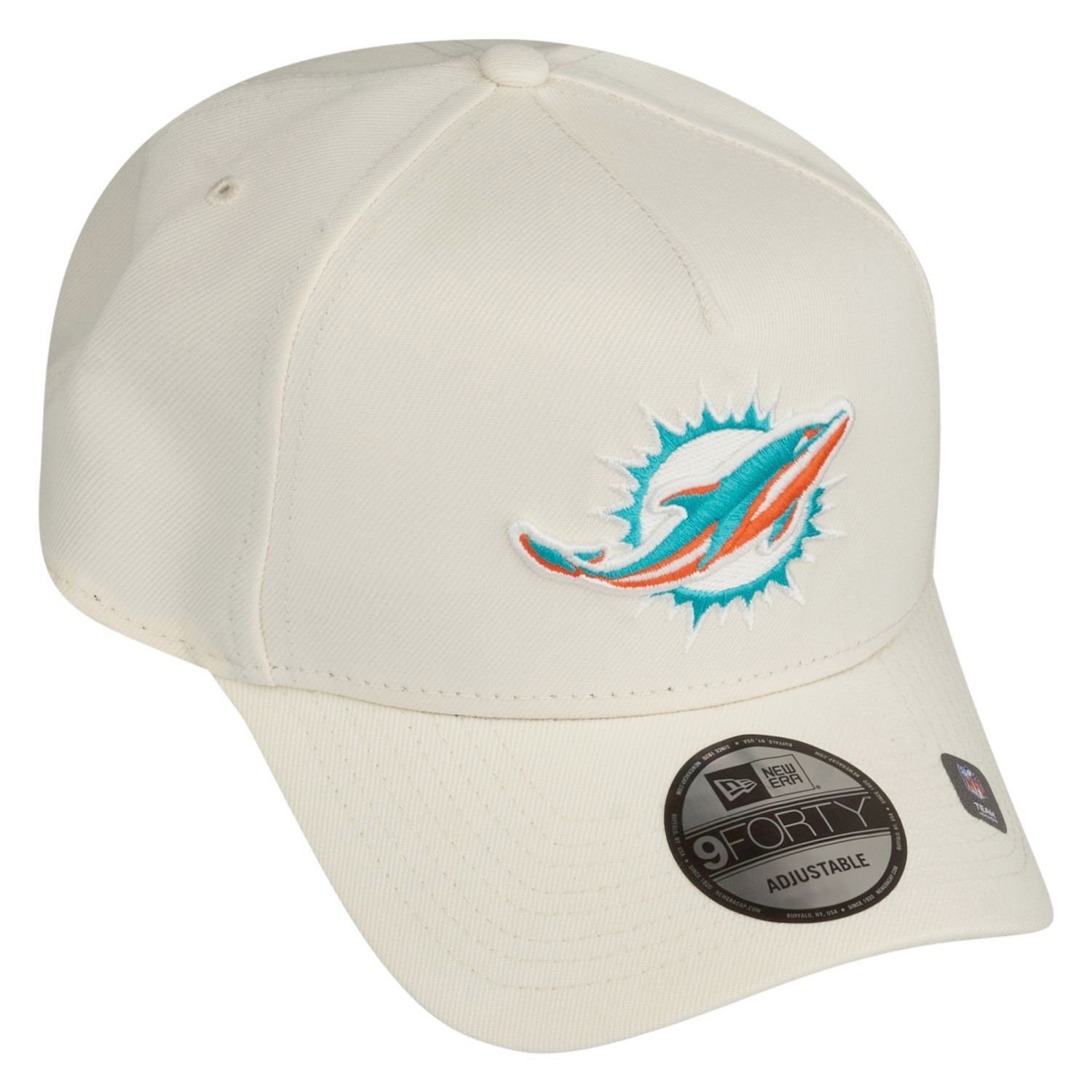 Dolphins Cap Trucker New 9Forty white NFL chrome Miami Trucker AFrame Era TEAMS