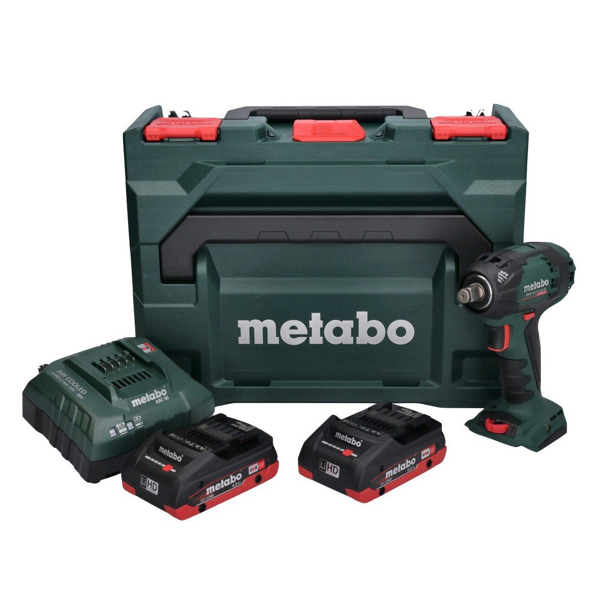 metabo Akku-Schlagschrauber SSW 18 LTX 300 BL Akku Schlagschrauber 18 V 300 Nm 1/2" Brushless (6