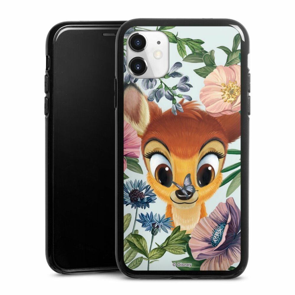 DeinDesign Handyhülle Disney Blumen Bambi Bloomy Bambi, Apple iPhone 11  Silikon Hülle Bumper Case Handy Schutzhülle