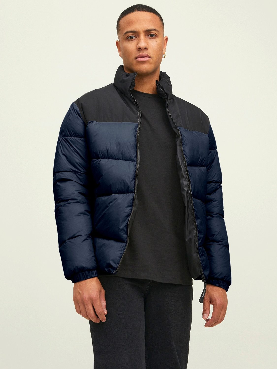 Jack & Jones Steppjacke Herren Jacke Winterjacke JJCHILI PUFFER COLLAR SN günstig online kaufen