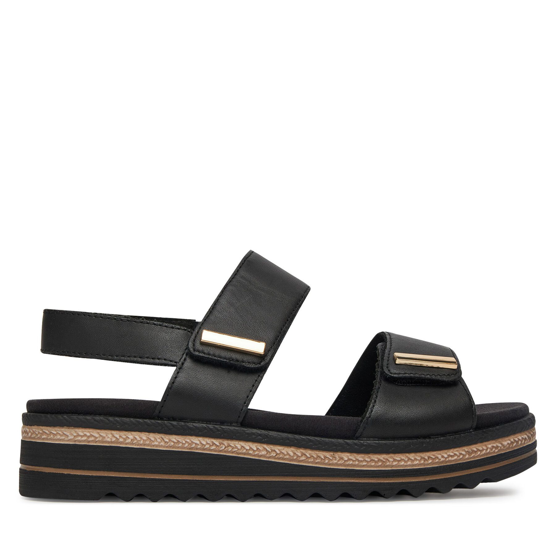 Remonte Remonte Damen-Sandalen Schwarz Sandale