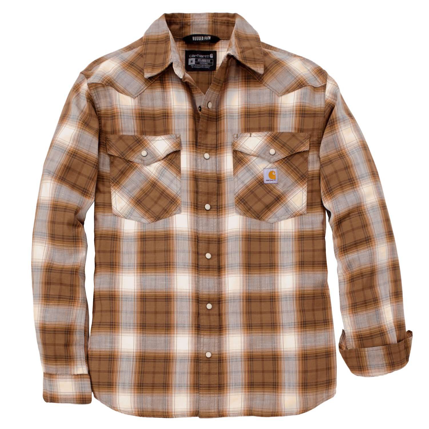 Carhartt Langarmhemd 107016 Montana Bozeman Relaxed LS Plaid Shirt