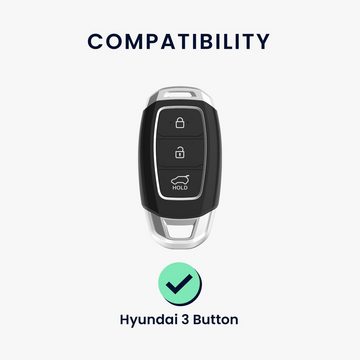 kwmobile Schlüsseltasche Autoschlüssel Silikon Hülle für Hyundai (1-tlg), Schlüsselhülle Schlüssel Case Cover