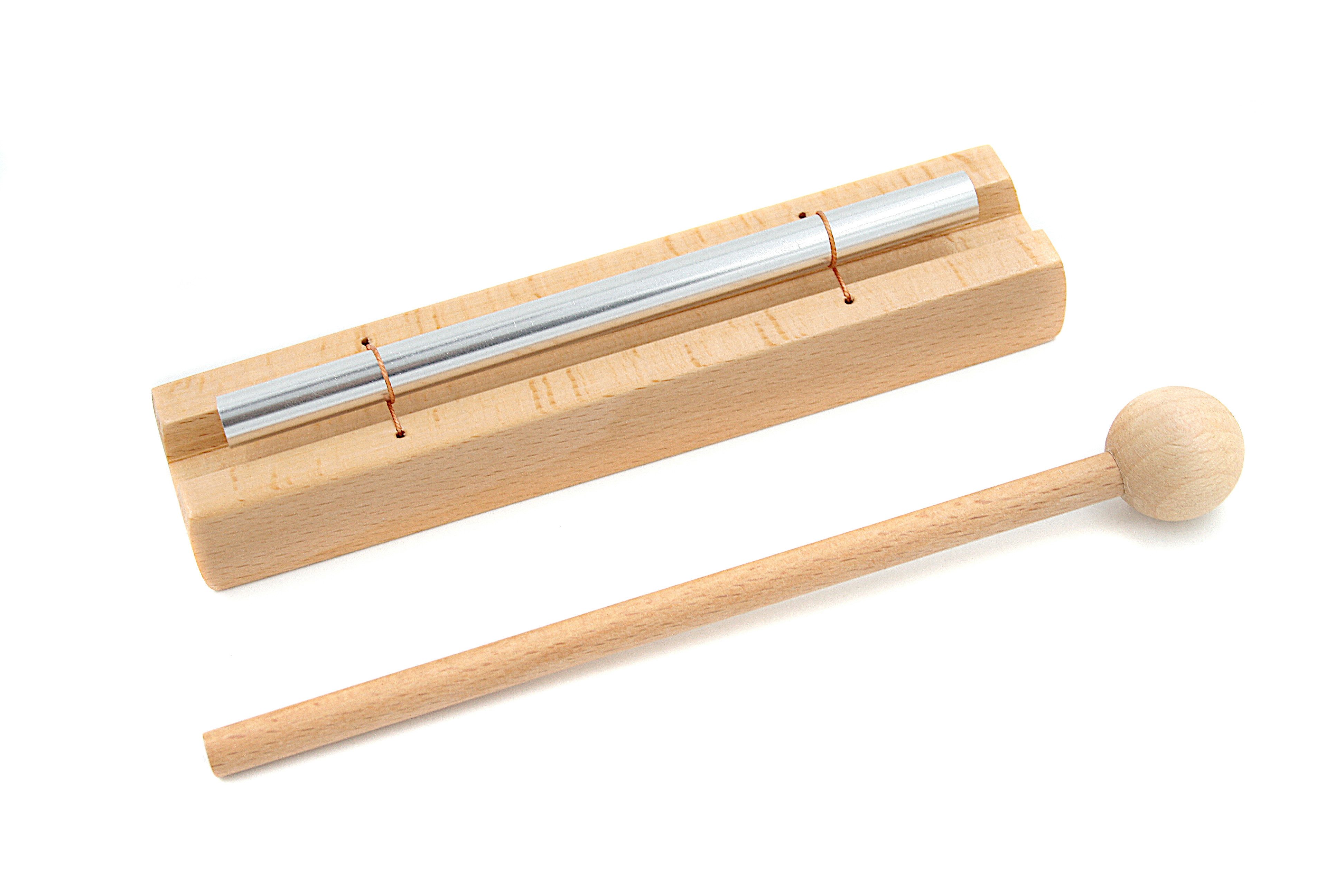 Leuchtklang Chime Klangstab Yoga Meditation Relax Inklusive Mallet Echtholz