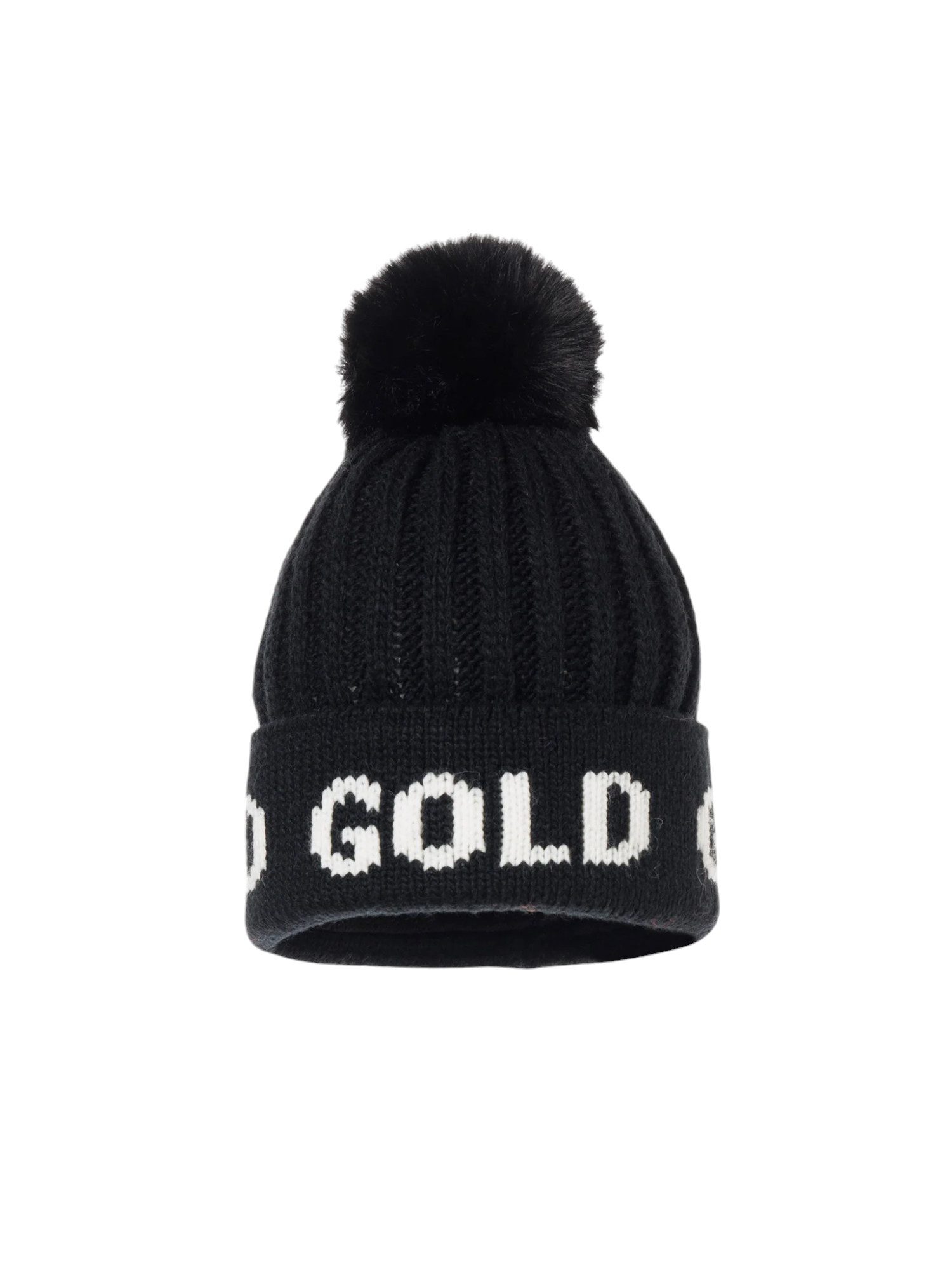 Goldbergh Skimütze GOLDBERGH »Hodd Gold Strick« Damen Mütze, wärmend, für die Piste