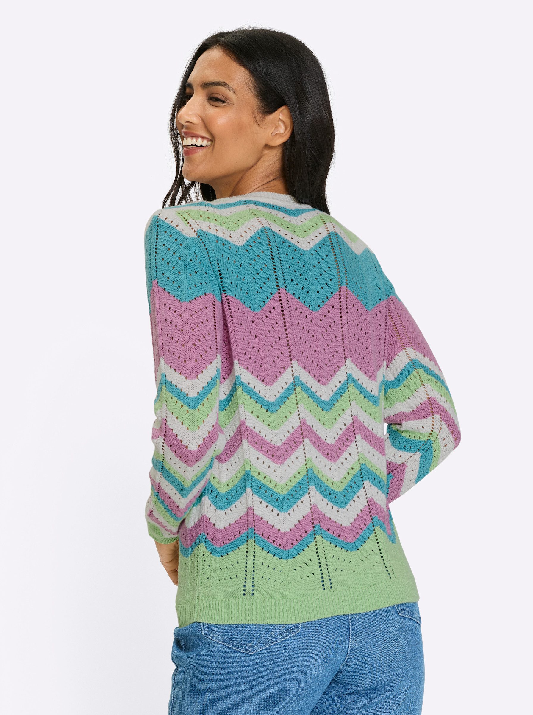 Sieh an! Strickpullover Ajourpullover günstig online kaufen