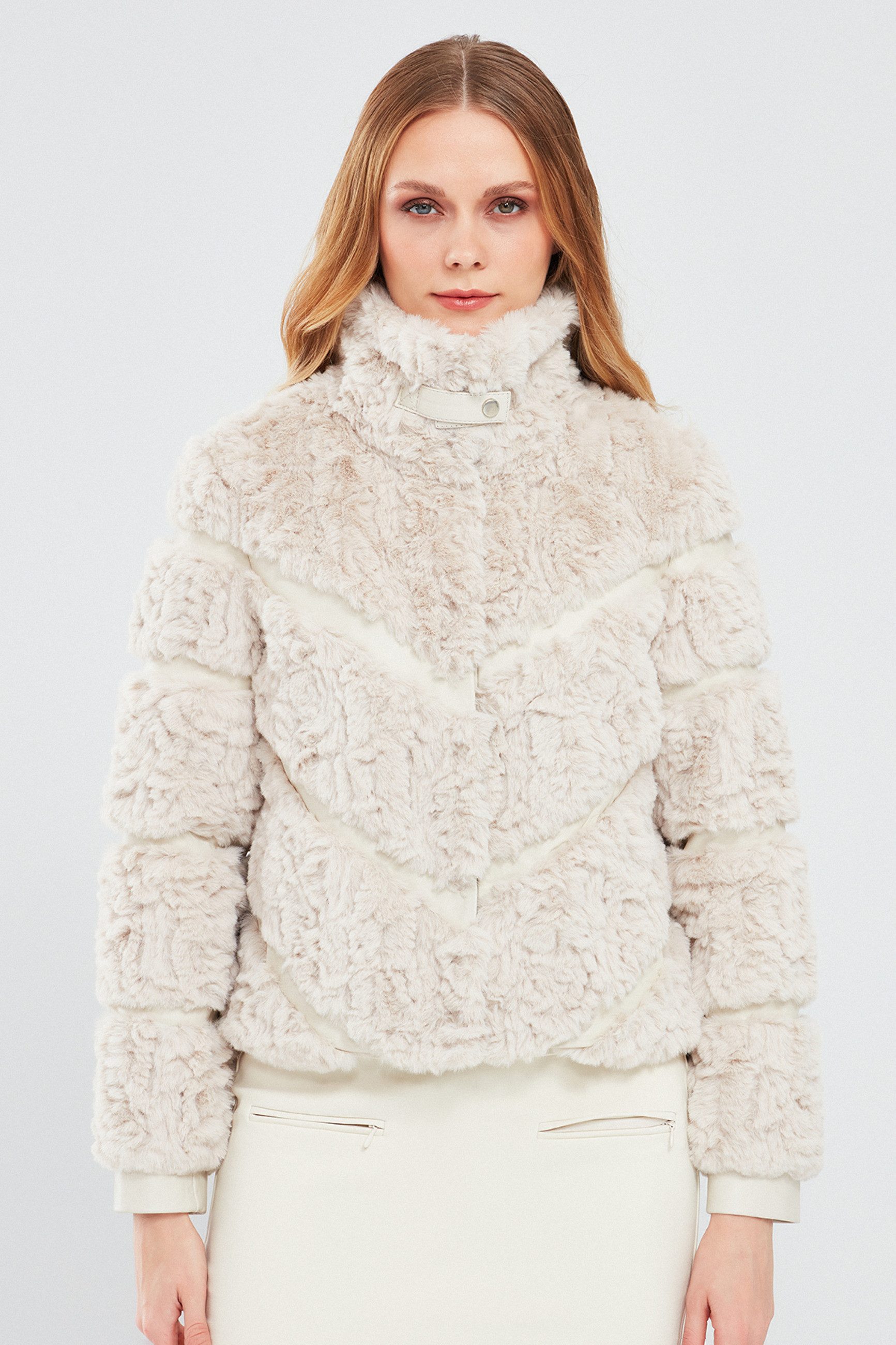 Derimod Lederjacke Melrose Teddyjacke