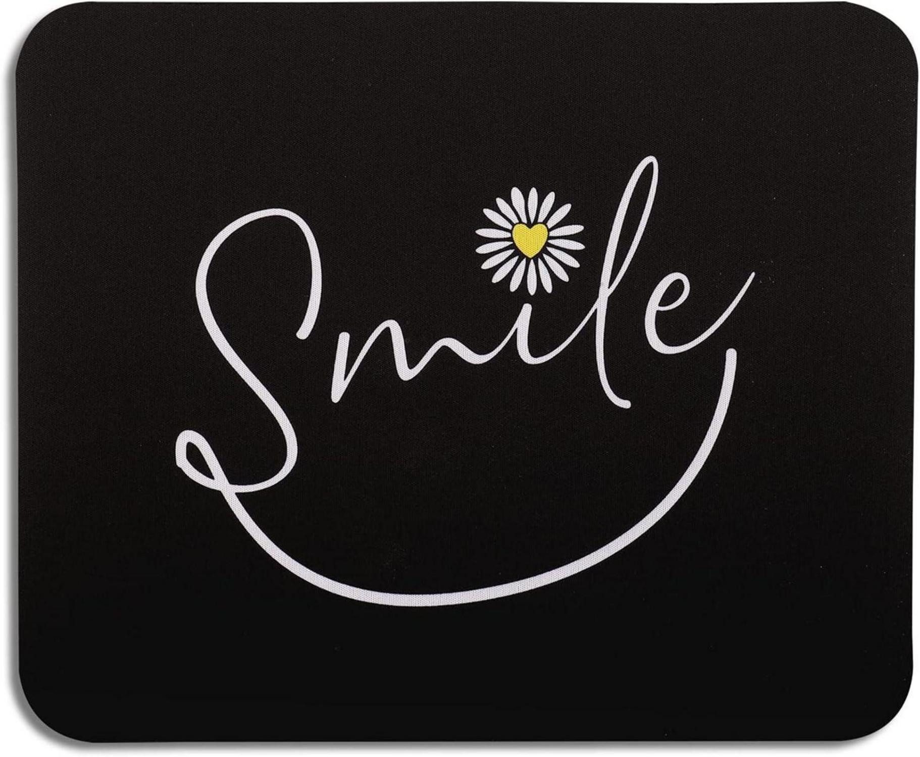 Mauspad Mauspad Klein Schwarz rutschfeste Mousepad mit Motiv 200 x 240 x 3 mm