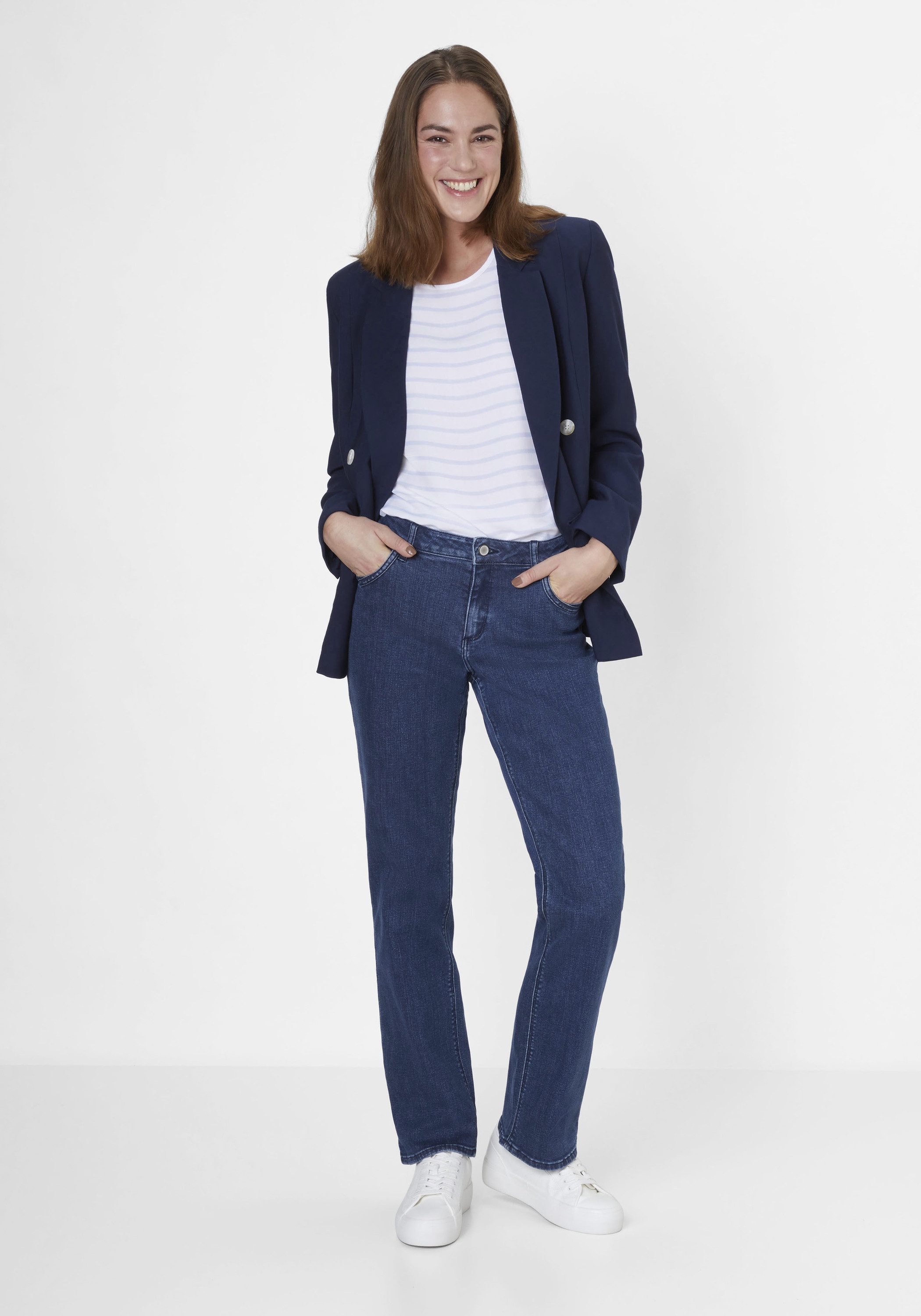Paddock's Straight-Jeans LARA Straight-Fit 5-Pocket Jeans mit Stretch – Bild 4 von 5