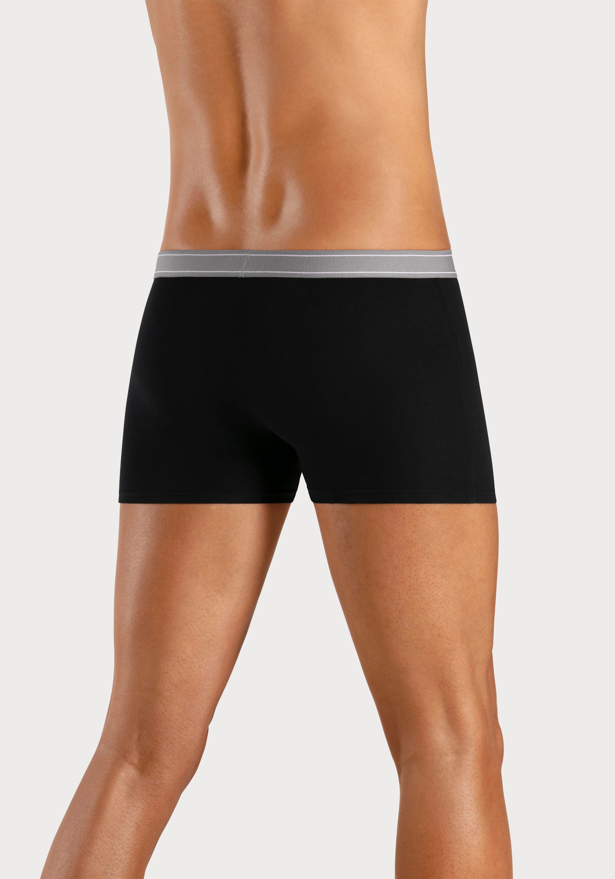 H.I.S Boxer Boxershorts für Herren (Packung, 5-St) mit Steifen und Logo im Bund