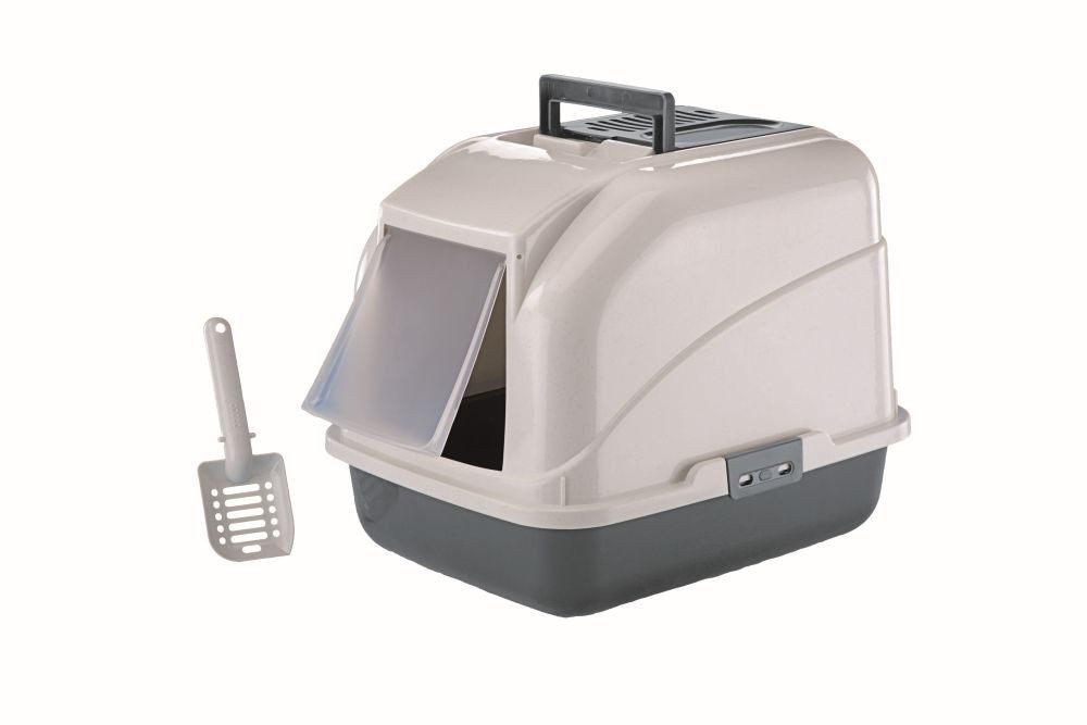 Nobby Katzentoilette Nobby Katzentoilette mit Filter grau 50 x 40 x 40