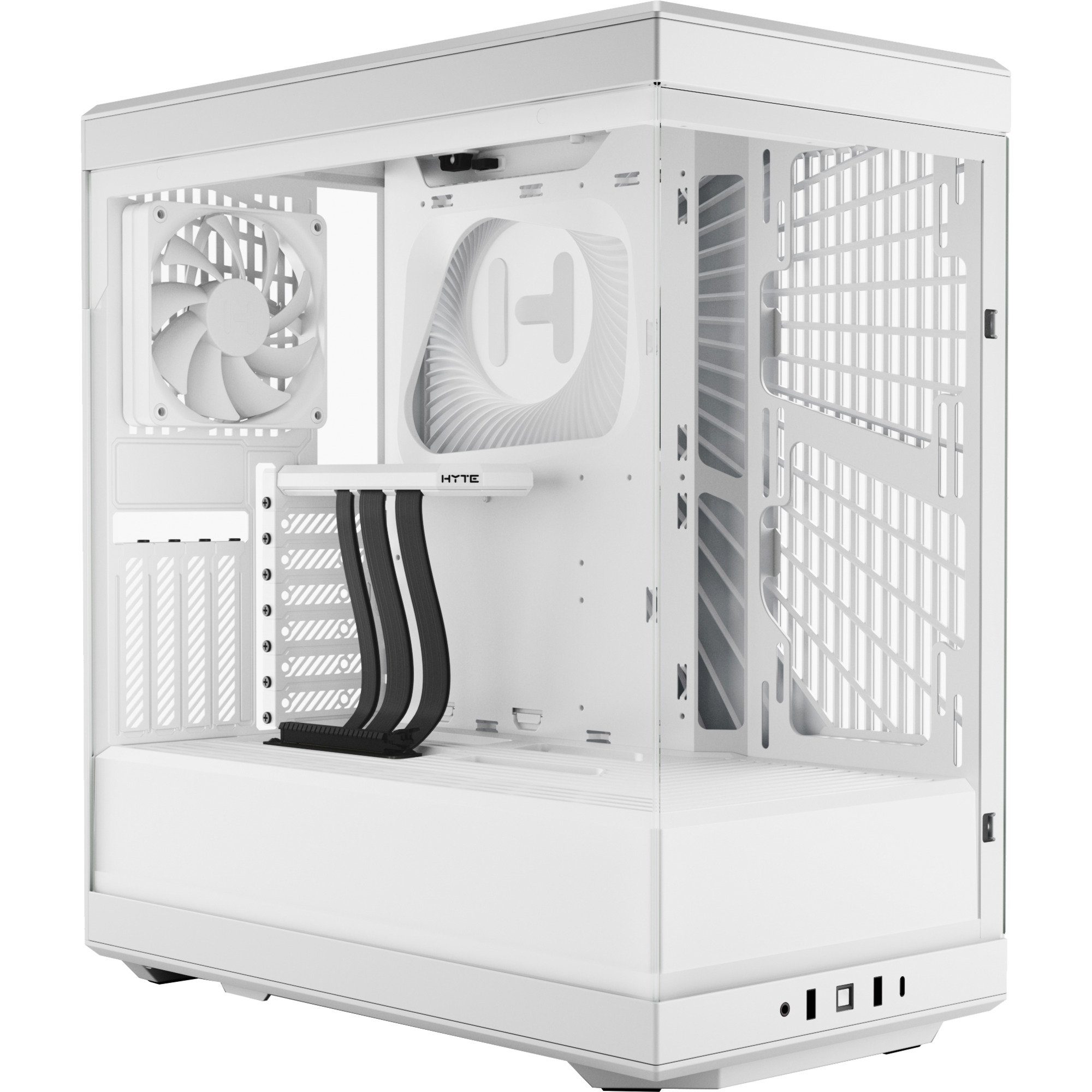 Hyte PC-Gehäuse HYTE Y40 Snow White, Tower-Gehäuse, (Tempered
