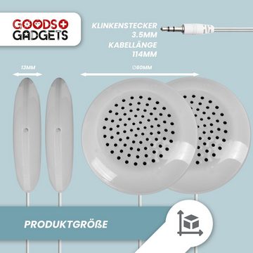 Goods+Gadgets Duo Kopfkissen Lautsprecher HiFi-Kopfhörer (Kissen-Boxen)