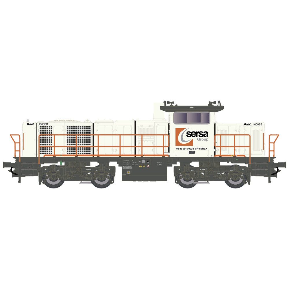 Mehano Diesellokomotive Mehano 90554 H0 Diesellok Vossloh G1000 der Sersa G1000 Sersa