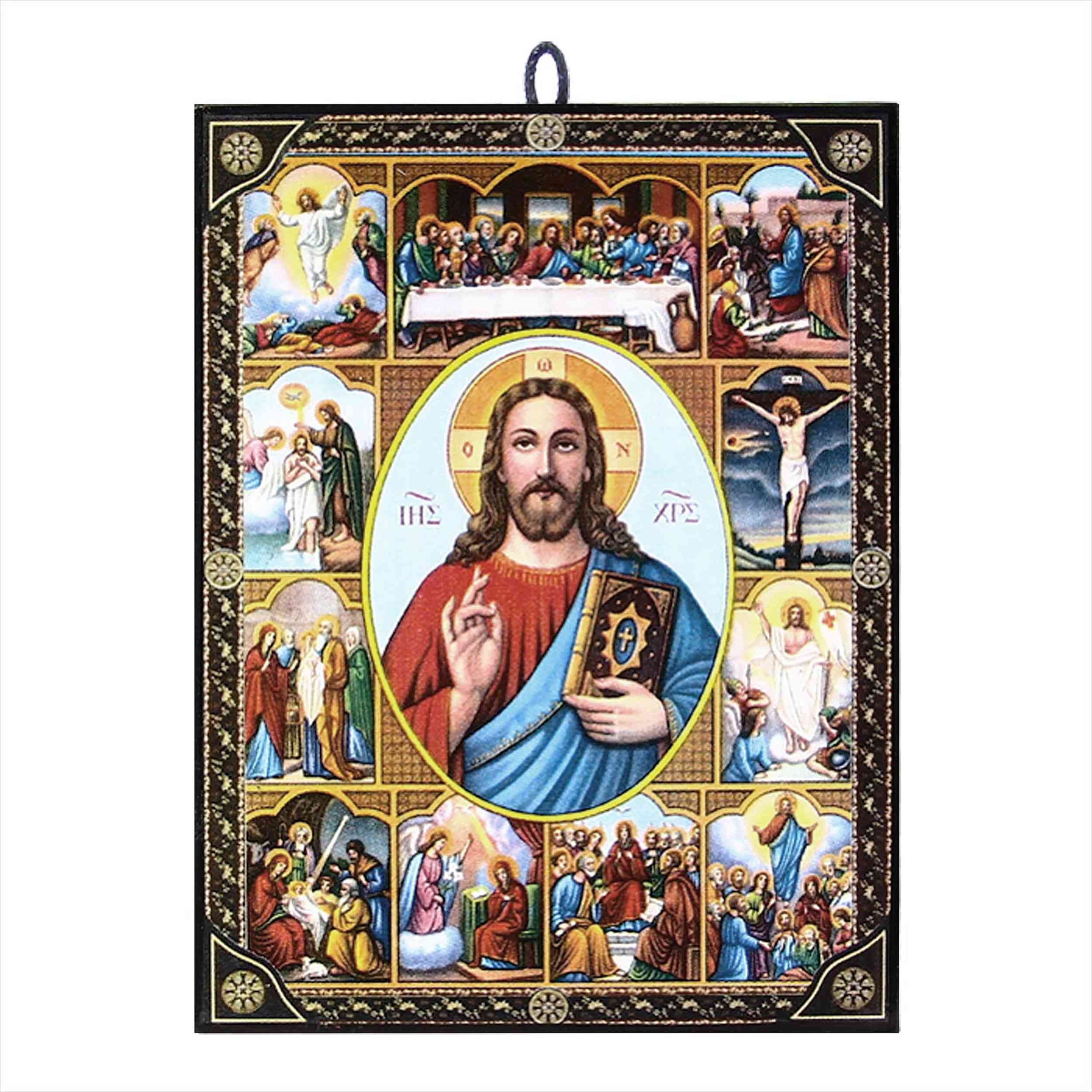 NKlaus Bild Ikone Christus Leben orthodox günstig online kaufen