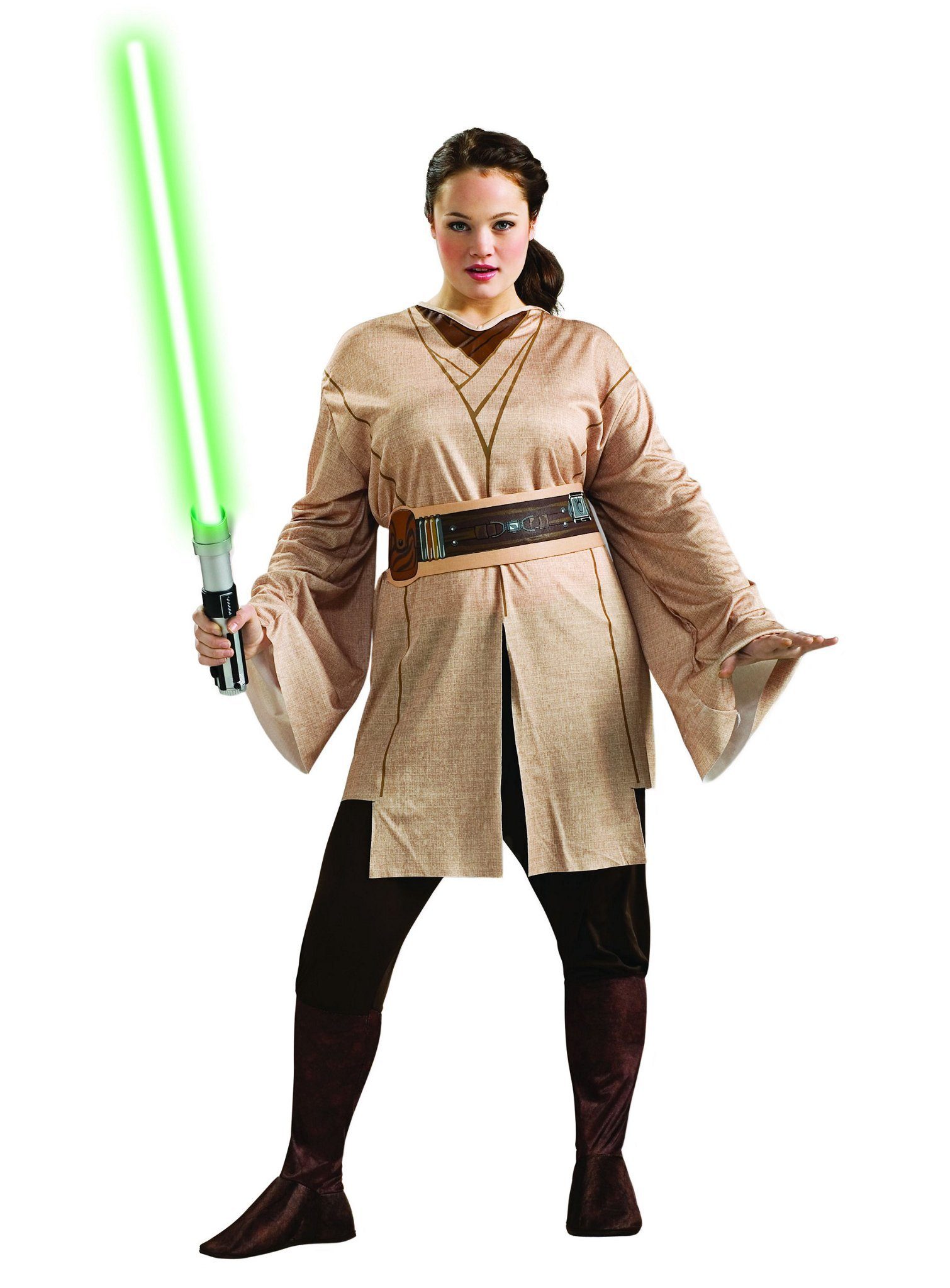 Rubie´s Kostüm Weiblicher Jedi Ritter, Original Star Wars Kostüm im  weiblichen Schnitt