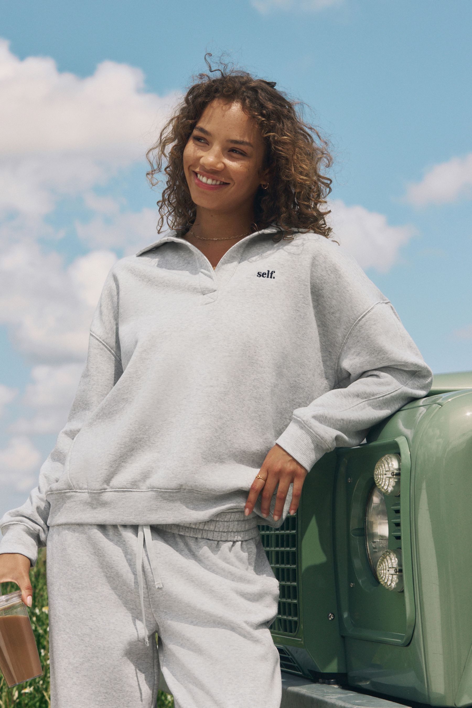 self Sweater Self. Rugby-Sweatshirt (1-tlg)