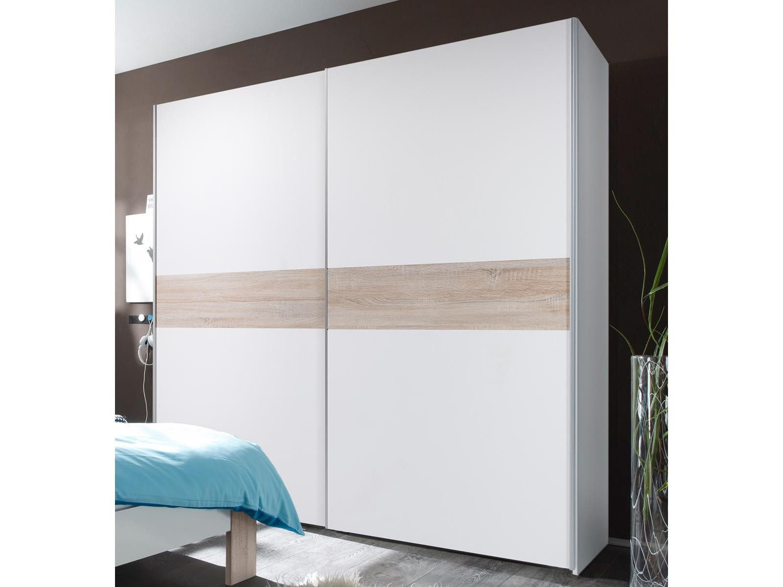 Pol-Power Schwebetürenschrank 170 x 195 x 60 cm (B/H/T)