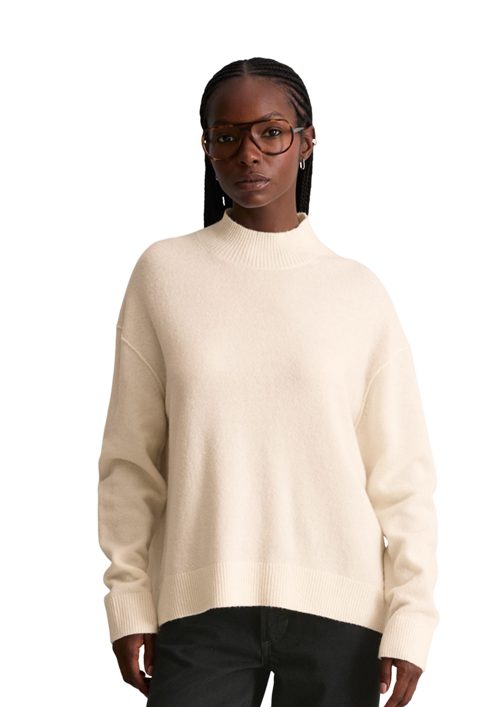 Marc O'Polo DENIM Strickpullover aus softem Schurwolle-Mix