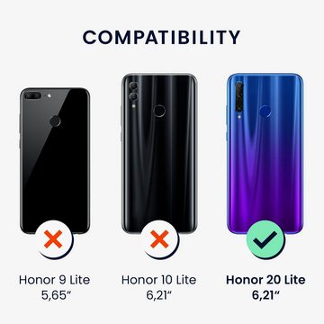 kwmobile Handyhülle Case für Honor 20 Lite, Hülle Silikon metallisch schimmernd - Handyhülle Cover