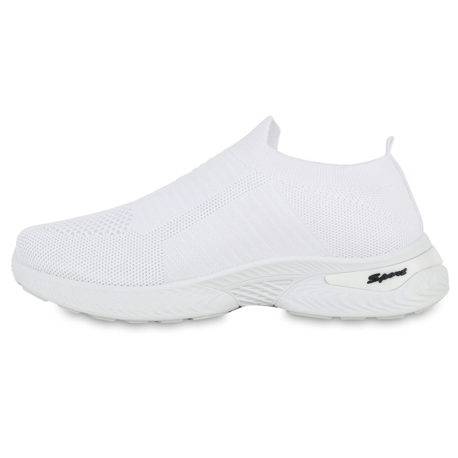 VAN HILL 841703 Laufschuh Damen Slip Ons Sportschuhe Sportliche Strick Prof günstig online kaufen