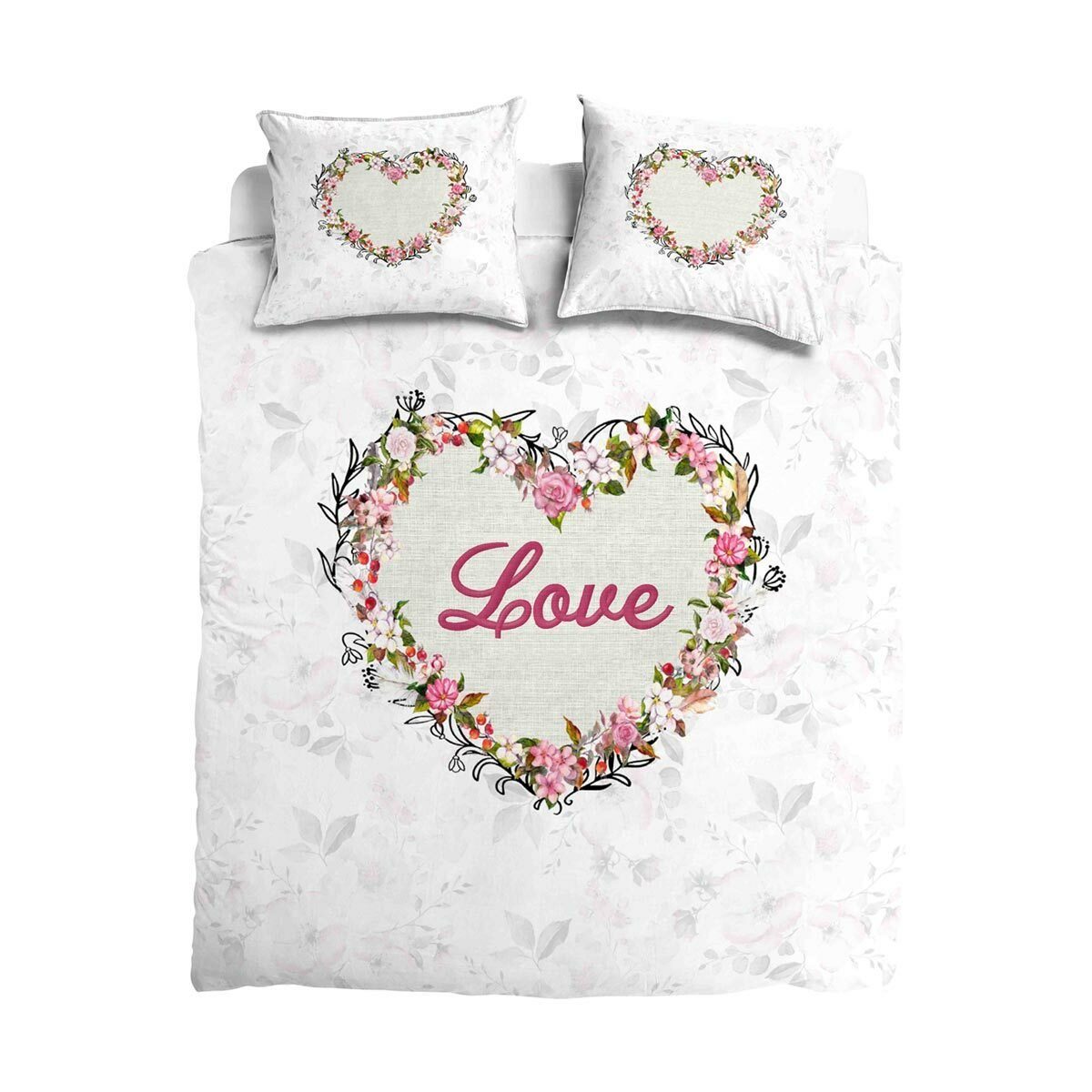 TRAUMSCHLAF Bettwäsche Love, Renforce, 2 teilig, die Bettwäsche für Verliebte