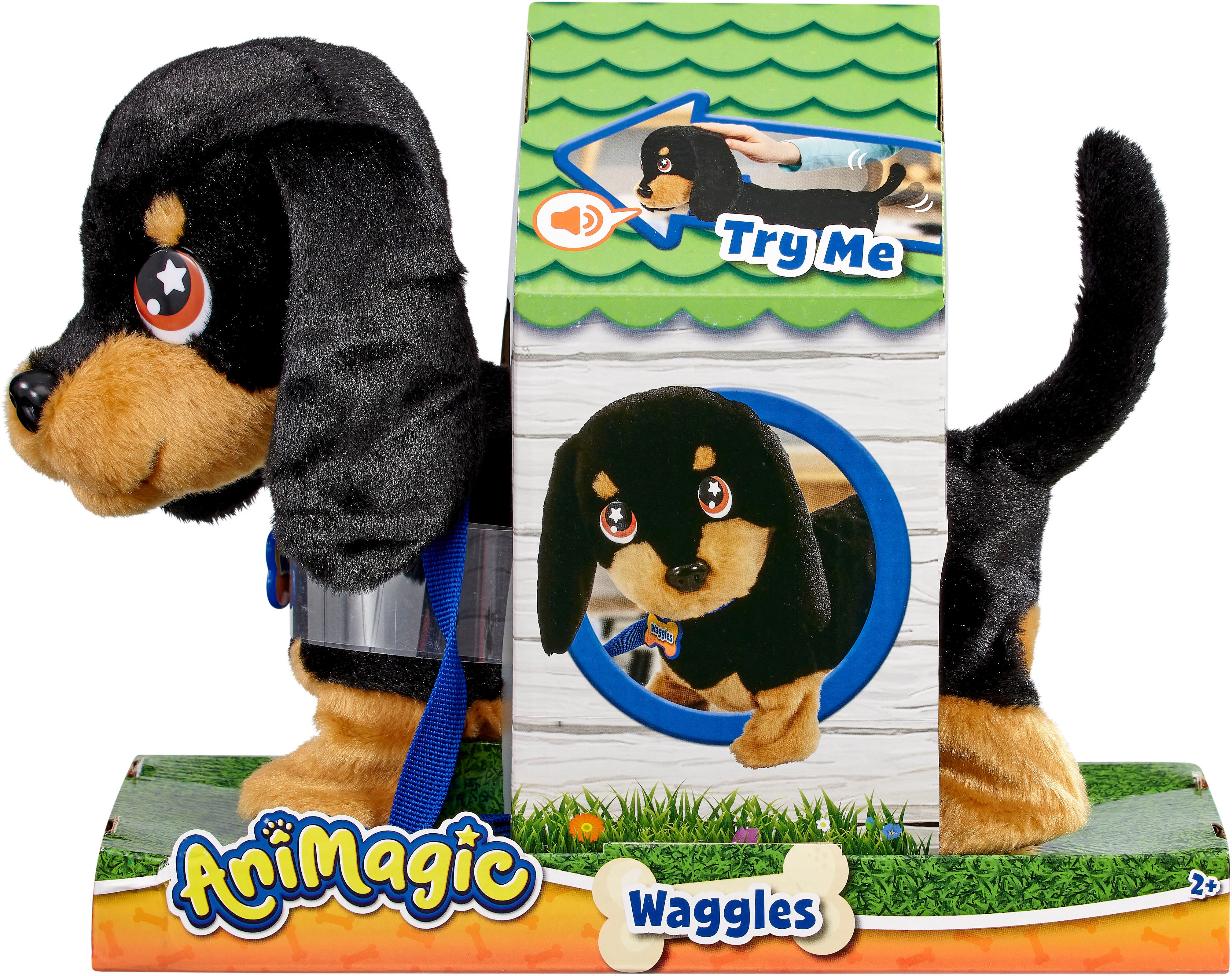 Goliath® Plüschfigur Animagic Dackel, mit Funktionen