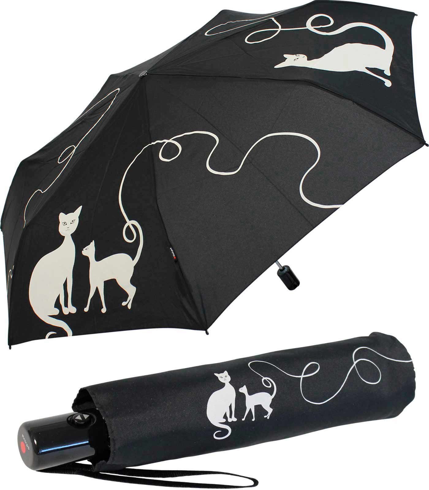 jede Taschenregenschirm dabei, mit Duomatic passt kitty, Auf-Zu-Automatik - mit Tasche in Knirps® Slim immer