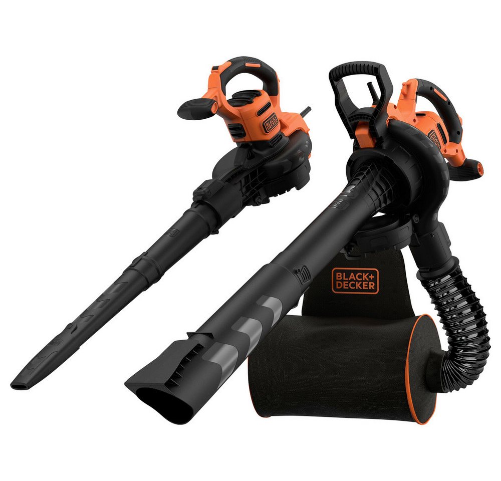 Black + Decker Laubsauger Black & Decker BEBLV300-QS Elektro Laubsauger 230 V