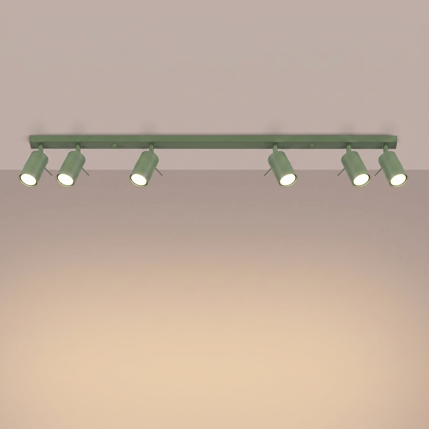 Licht-Erlebnisse Deckenstrahler ETNA, ohne Leuchtmittel, GU10 verstellbar länglich Modern