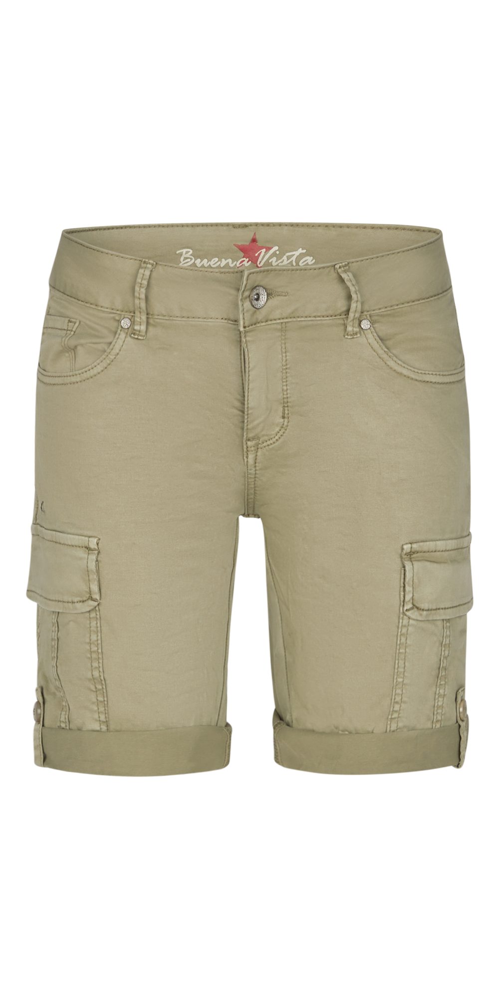 Buena Vista Stretch-Jeans BUENA VISTA CARGO SHORT aloe 2504 B5710 4003.7143 - Stretch Twill
