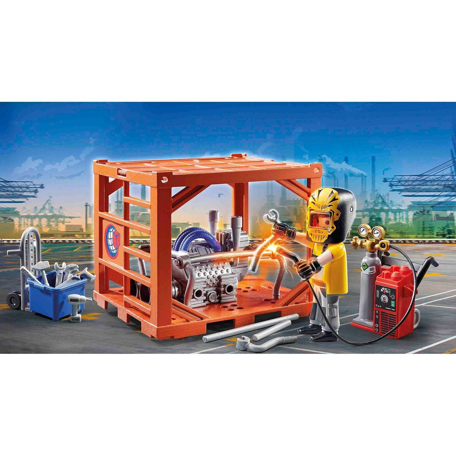 Playmobil® 70774 City Action 70774 Containerfertigung Konstruktions-Spielse günstig online kaufen