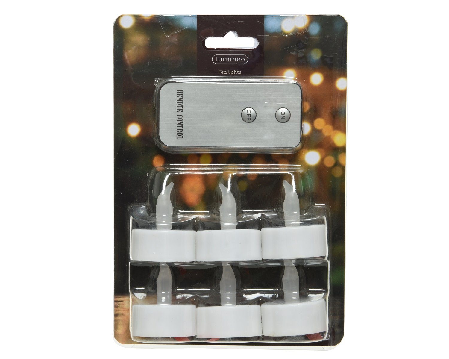 Lumineo LED-Christbaumkerzen Lumineo LED Teelicht 6 Stück mit Fernbedienung günstig online kaufen