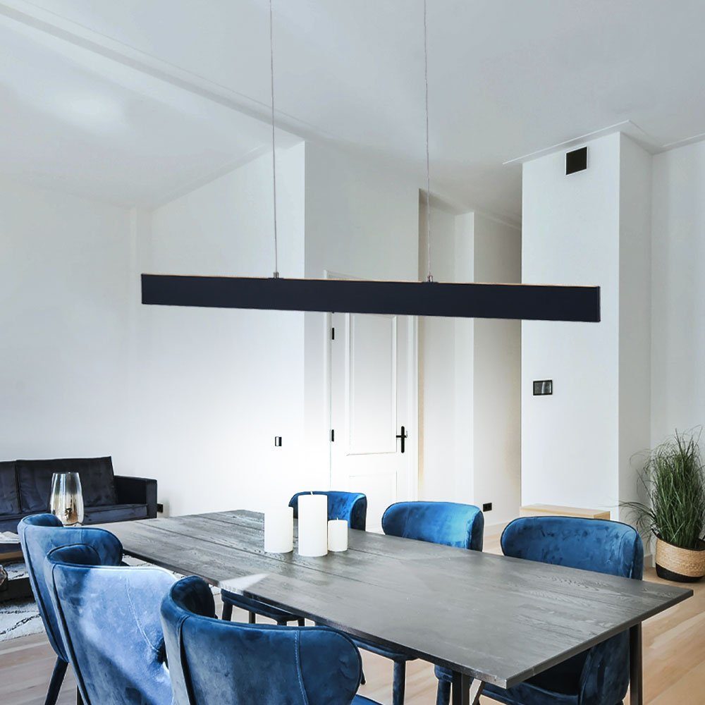 JUST LIGHT LED Pendelleuchte, LED-Leuchtmittel fest verbaut, Warmweiß, Neutralweiß, LED Hängeleuchte Esstisch Esszimmerleuchte hängend dimmbar, Höhe