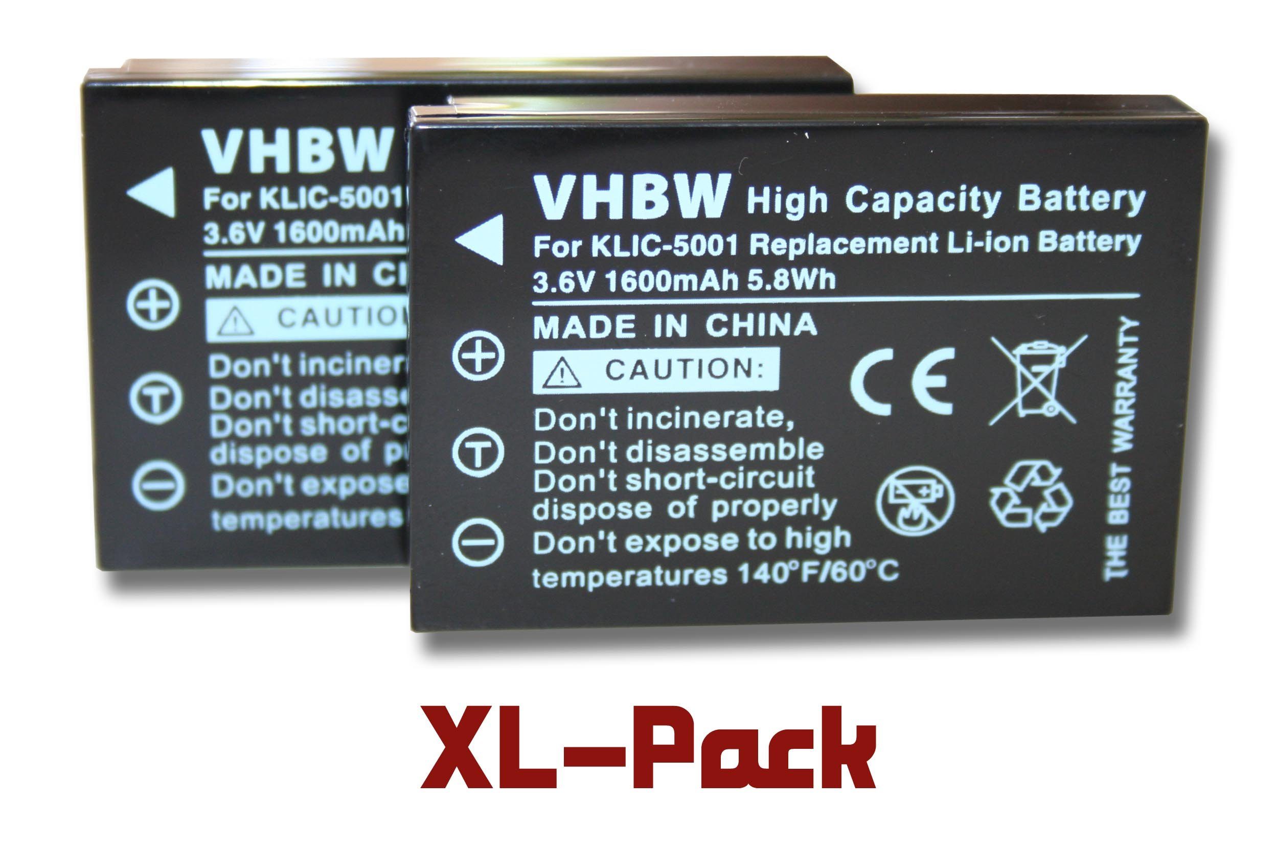 mit Li-Ion IC-E7 (3,6 1600 mAh V) vhbw IC-P7A, Icom Kamera-Akku IC-P7, kompatibel