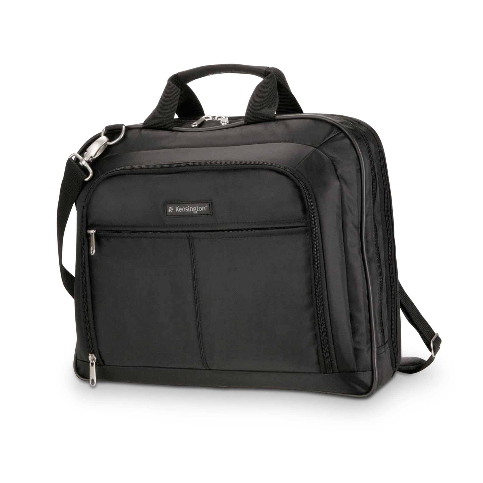 KENSINGTON Laptoptasche Notebooktasche Businesstasche Umhängetasche (Spar-Set, 1-tlg), Laptopfach bis 39,1 cm, Trolleygurt, Vordertasche
