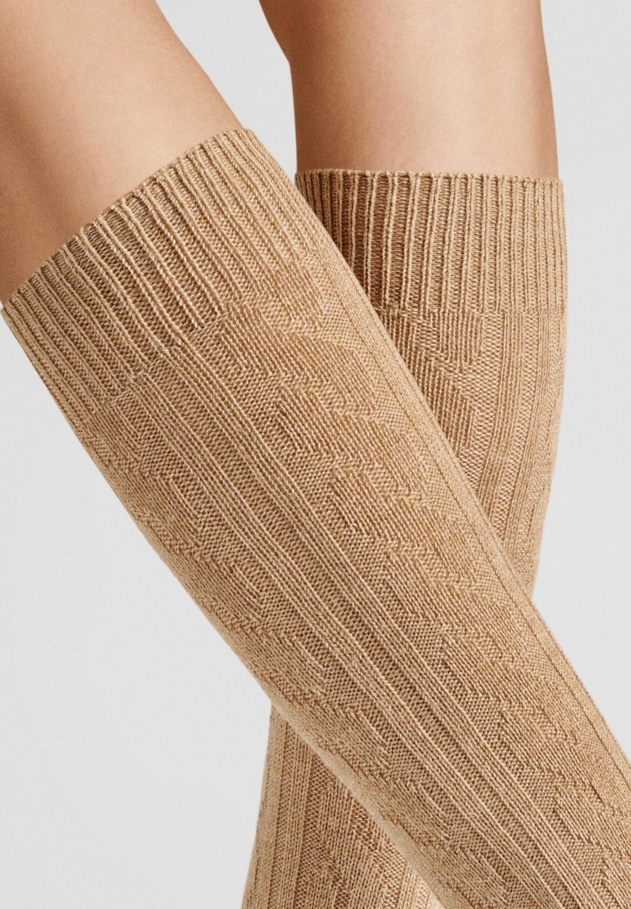 Hudson Kniestrümpfe Winter Plait (1-Paar) Kniestrümpfe mit Zopf-Muster
