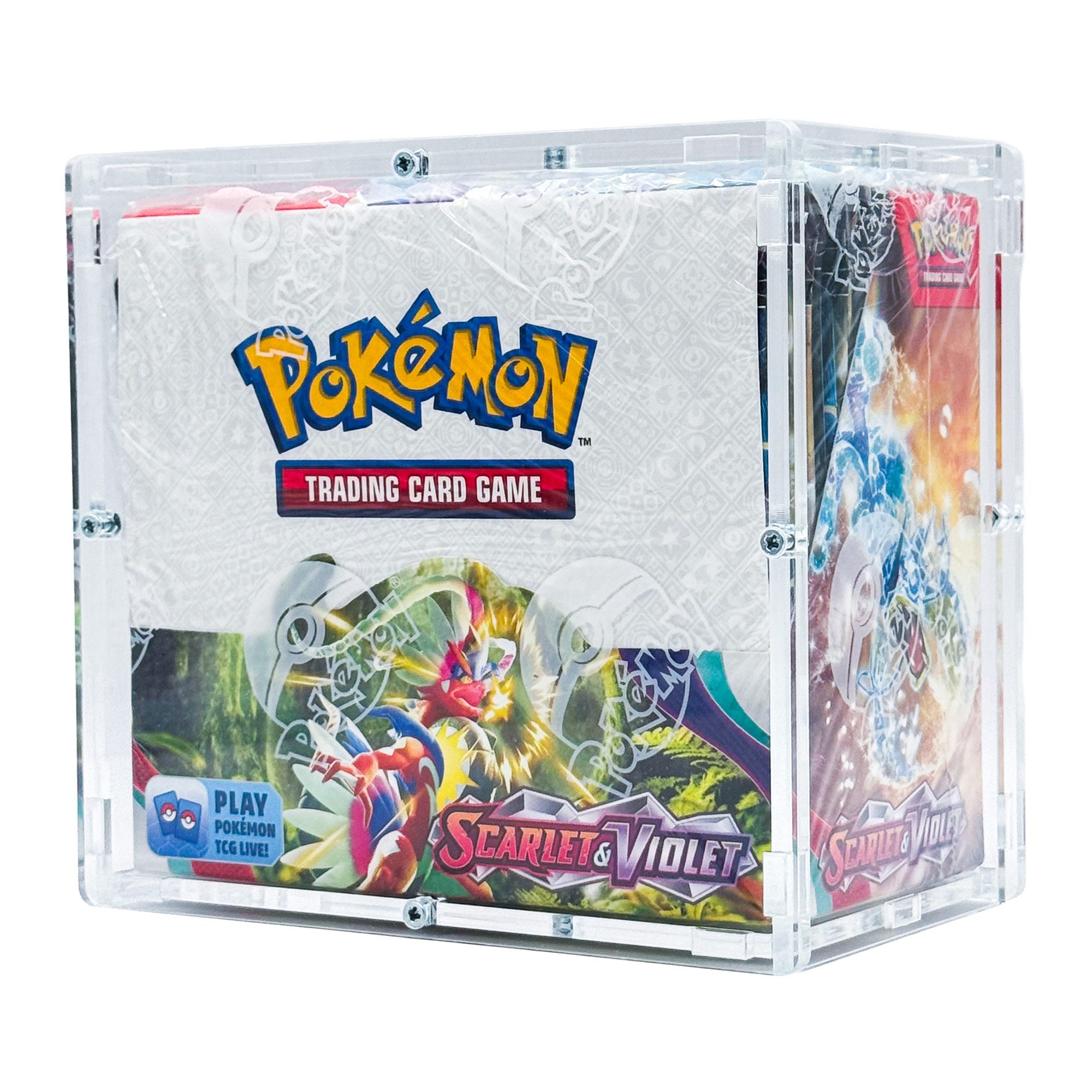 DragonCollect Sammelkarte Acryl Case für Pokemon Display Booster Box 36er Schutz, Made in Germany
