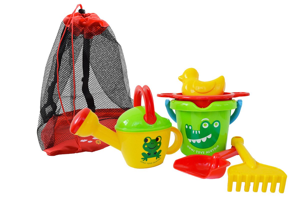 GOWI Sandform-Set Ente, (mit GOWI Rucksack, 7-tlg)