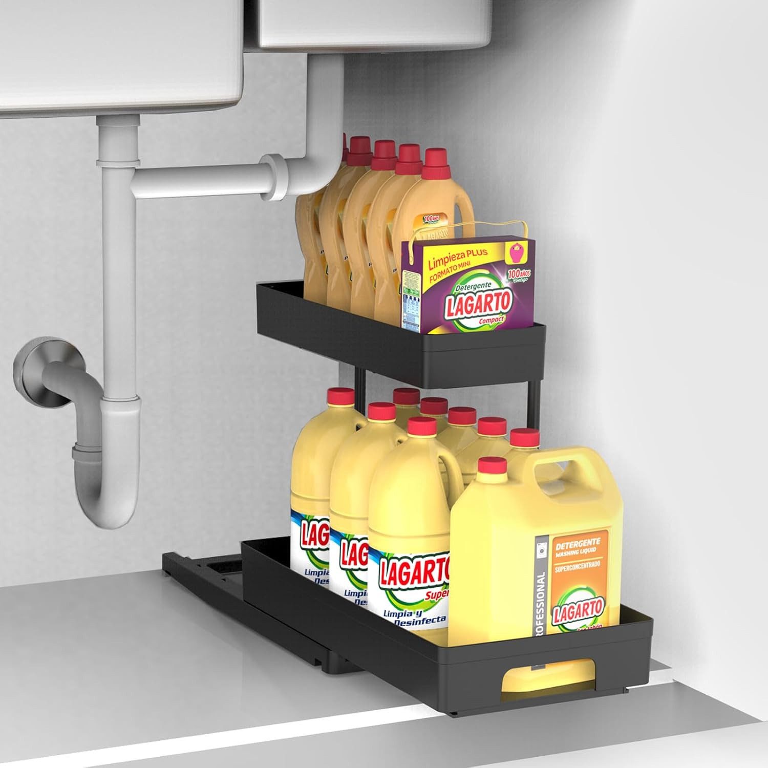 SURFOU Küchenregal Unterschrank Organizer Küchenregal Schrank Küchen Spülbe günstig online kaufen