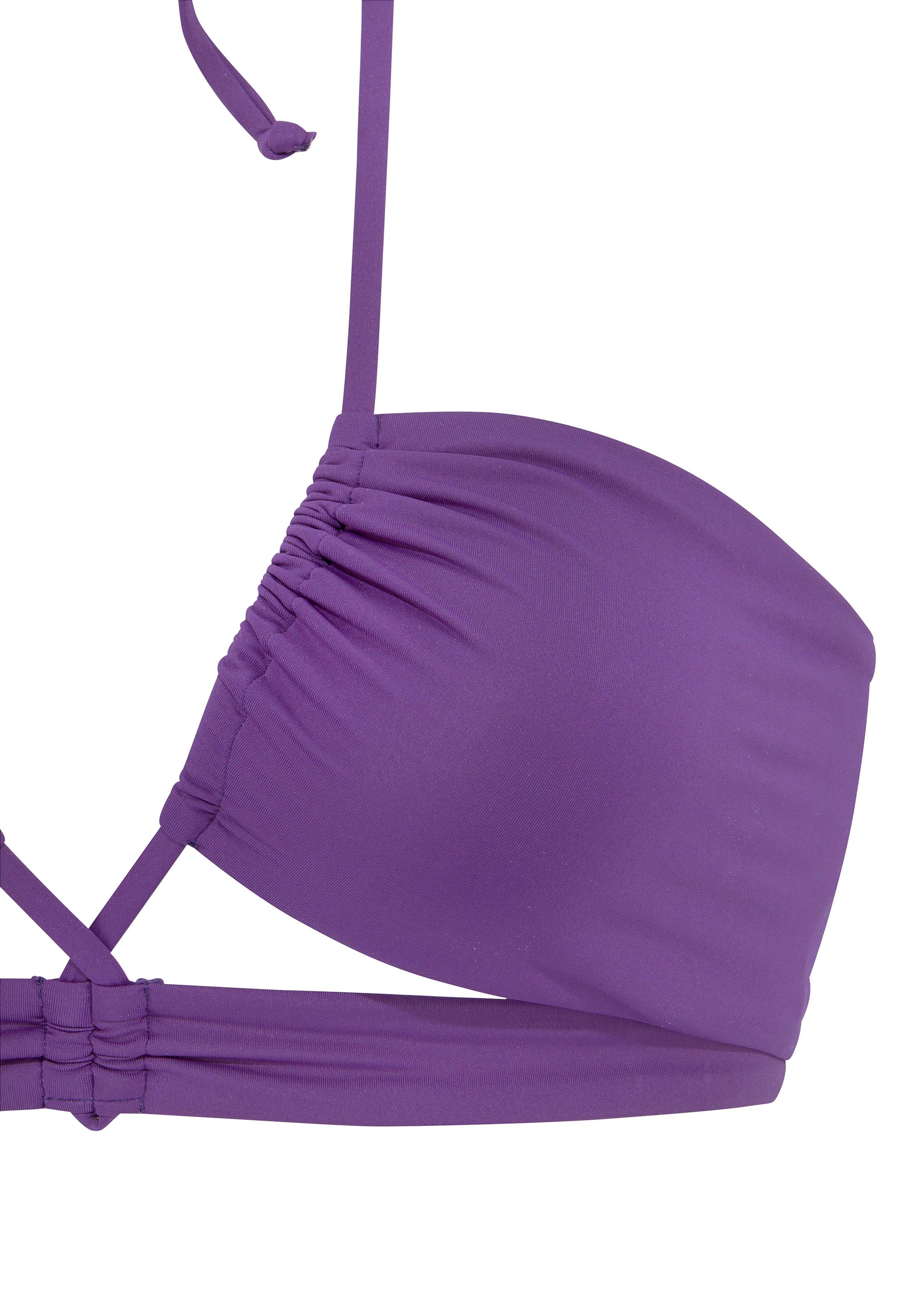 s.Oliver Bandeau-Bikini-Top Joy, mit modischen Cut-Outs