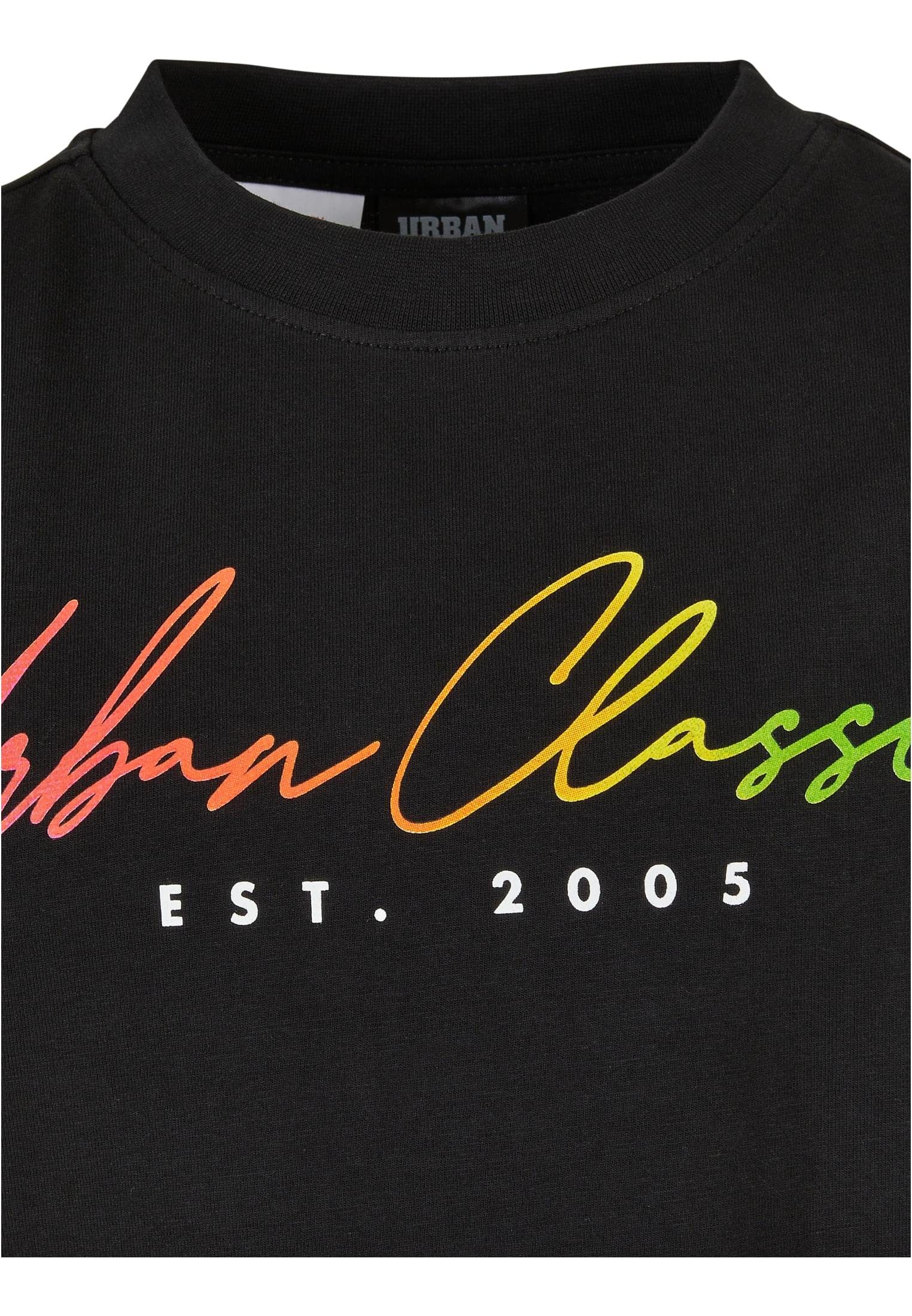 black CLASSICS Logo Tee Script URBAN Kinder Boys Kurzarmshirt (1-tlg)