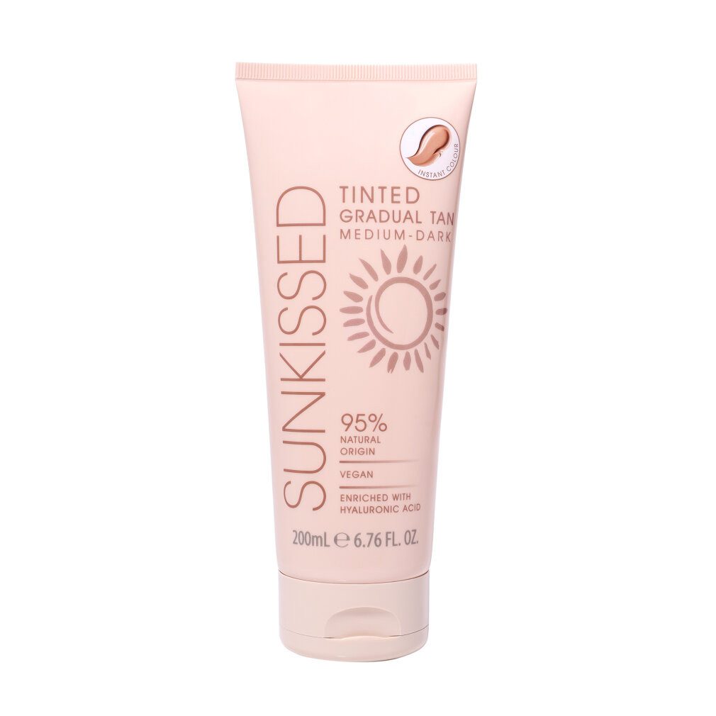 SUNKISSED Sonnenschutzpflege 95 Percent Tinted Gradual Tan - Medium-Dark