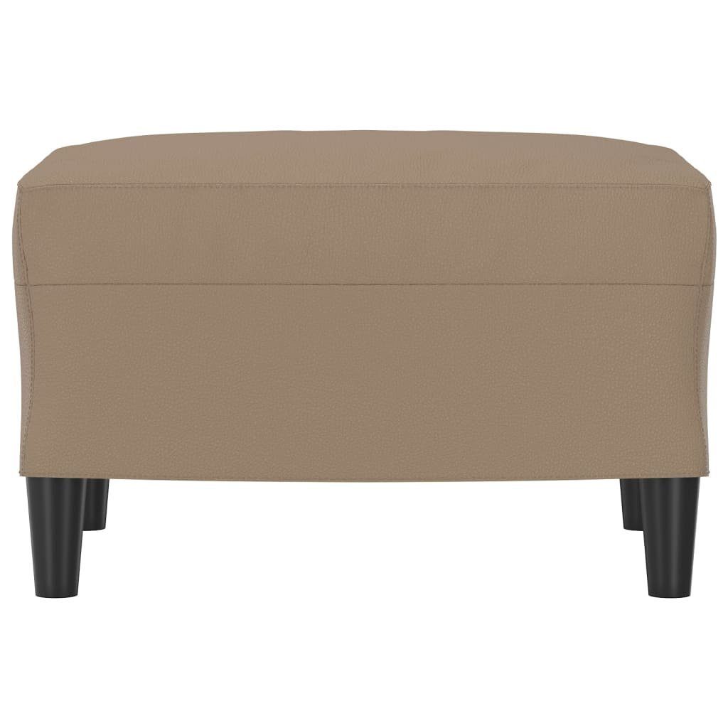 vidaXL Polsterhocker Fußhocker Cappuccino-Braun 60x50x41 cm günstig online kaufen