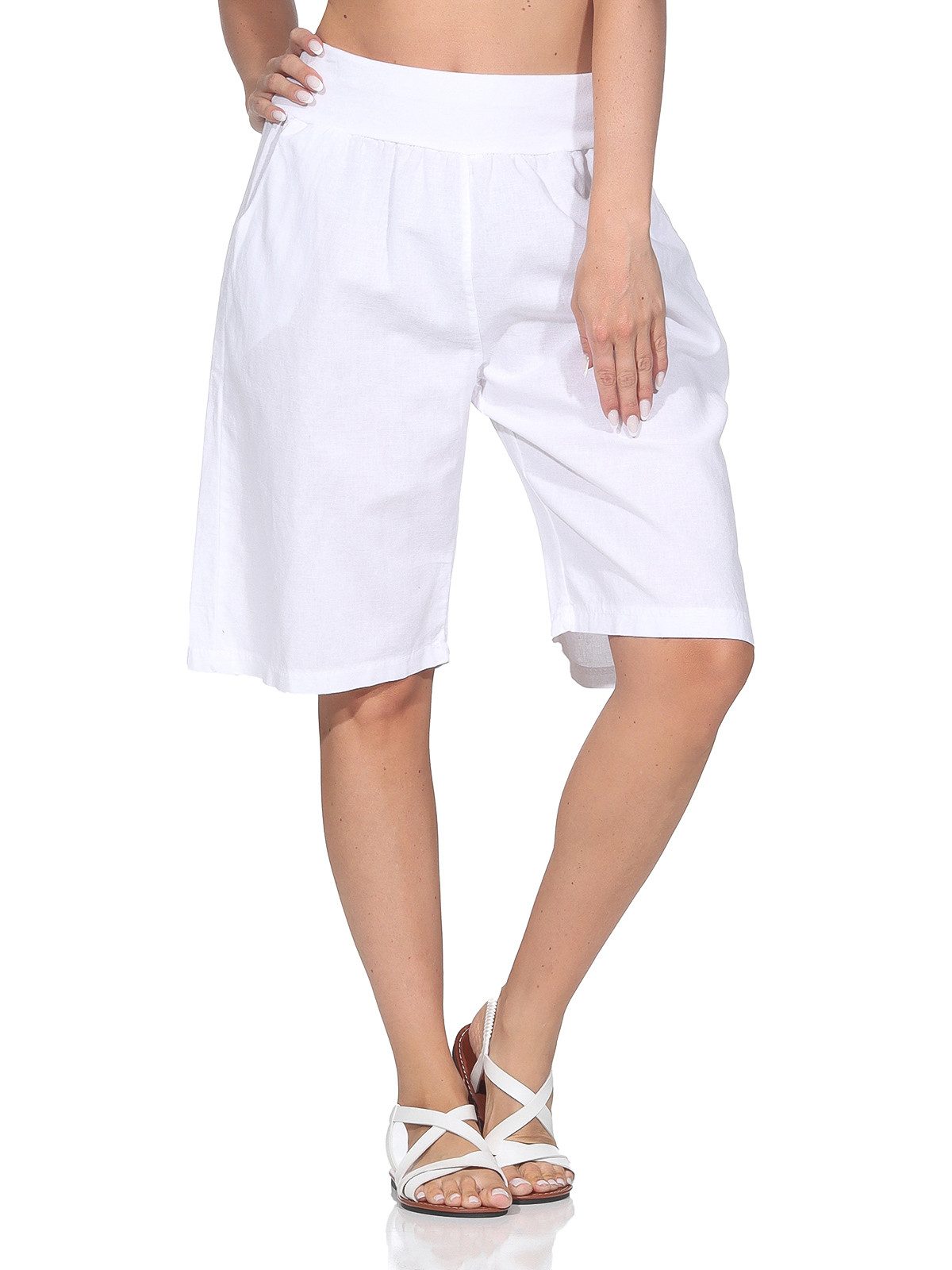 OriginalYou Leinenhose Damen Leinen Shorts Kurze günstig online kaufen