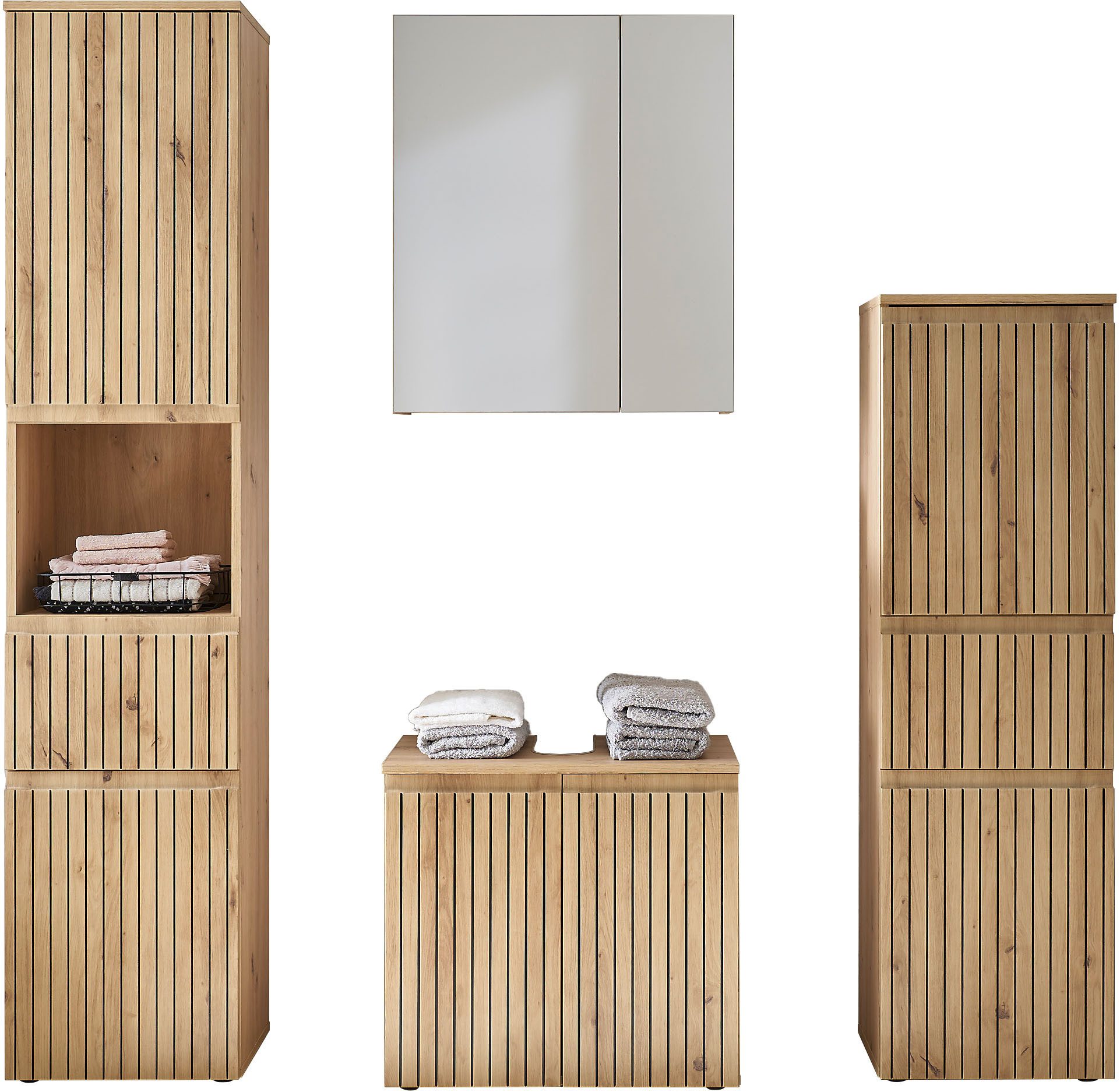 BASIC by Balculina Badmöbel-Set Austin, (4-St), günstig online kaufen