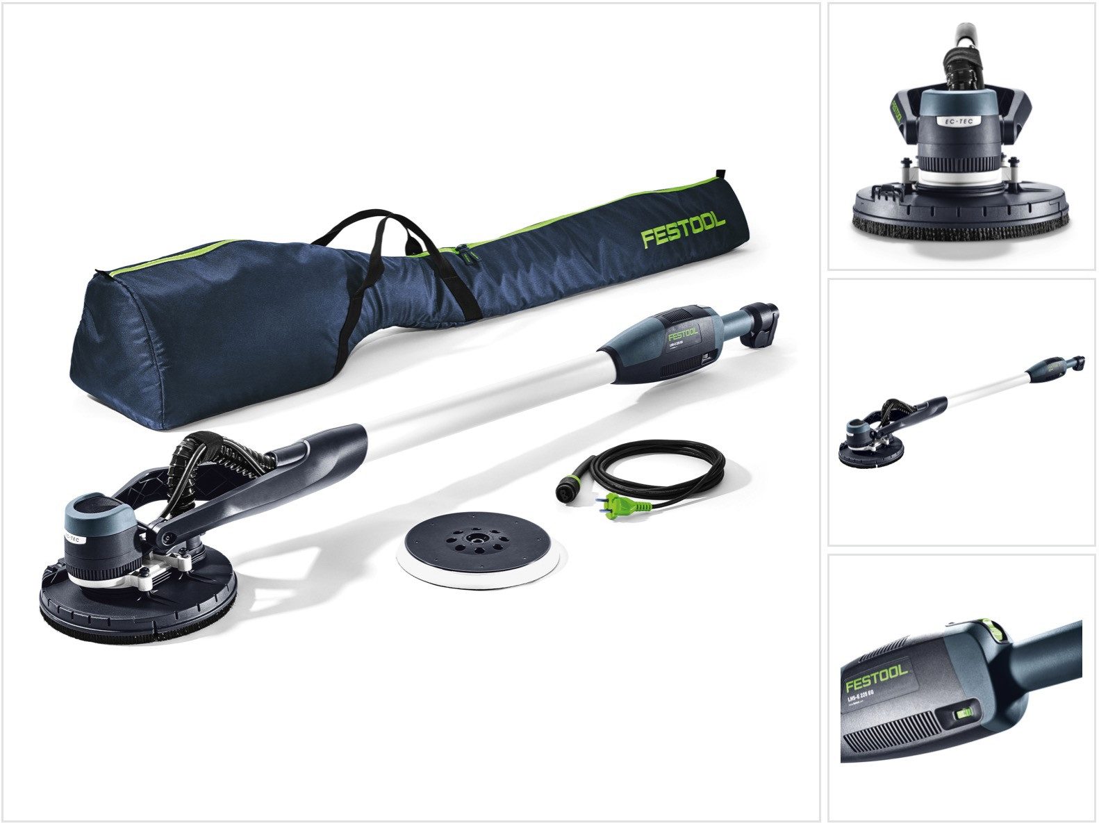 FESTOOL Exzenterschleifer LHS-E 225 EQ PLANEX Easy Langshalsschleifer (571934) 400W 215mm in